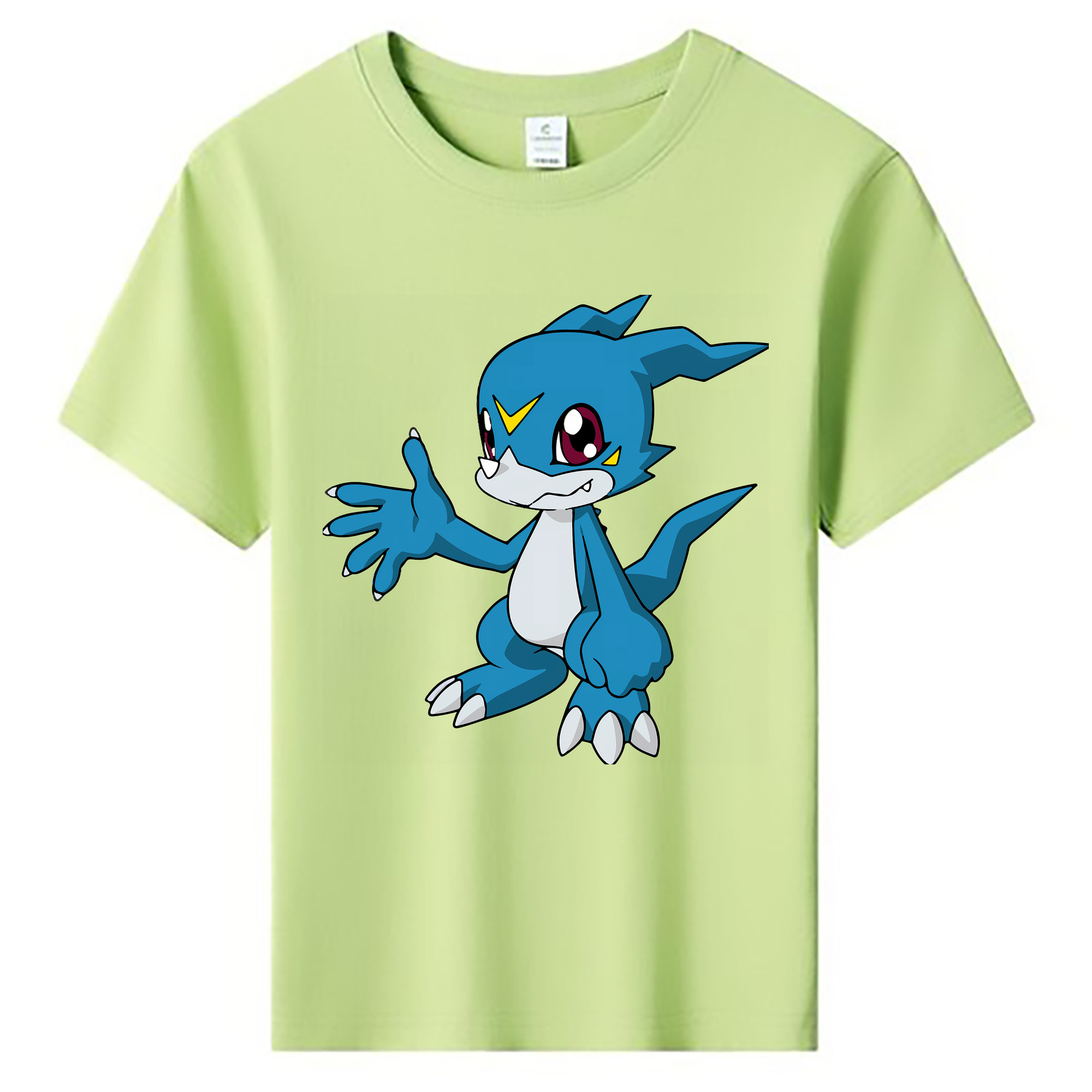 （画像用） Digimon デジタルモンスター/デジモン 綿100％キッズTシャツ（フロントプリント）